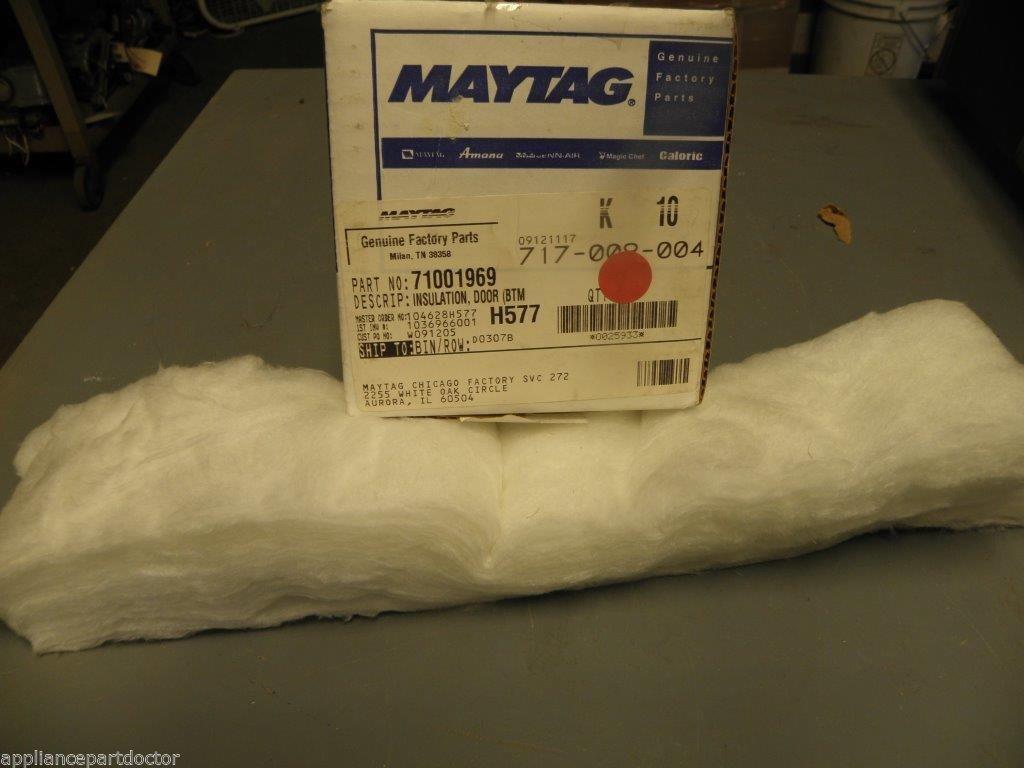 Jenn Air Maytag Stove 71001969 Bottom Door Insulation NEW IN BOX Jenn Air Maytag Stove 71001969 Bottom Door Insulation NEW IN BOX
